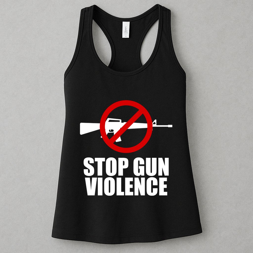 Stop Gun Violence Anti Guns Womens Tank Top