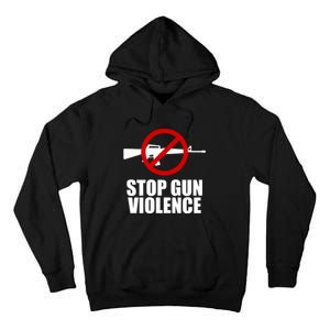 Stop Gun Violence Anti Guns Tall Hoodie