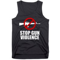 Stop Gun Violence Anti Guns Tank Top