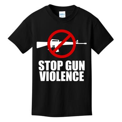 Stop Gun Violence Anti Guns Kids T-Shirt