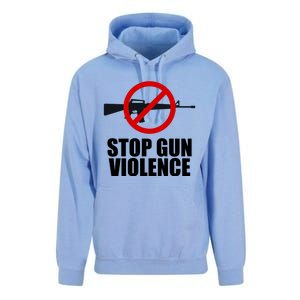 Stop Gun Violence Anti Guns Unisex Surf Hoodie