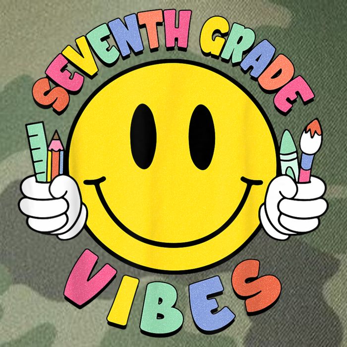 Seventh Grade Vibes Teachers 7th Grade Team Back To School Legacy Tie Dye Trucker Hat