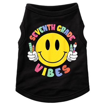 Seventh Grade Vibes Teachers 7th Grade Team Back To School Doggie Tank