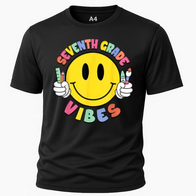 Seventh Grade Vibes Teachers 7th Grade Team Back To School Performance Shirt