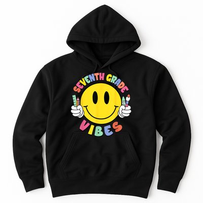 Seventh Grade Vibes Teachers 7th Grade Team Back To School Hoodie