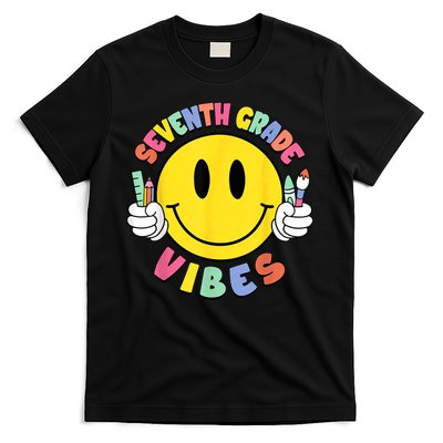 Seventh Grade Vibes Teachers 7th Grade Team Back To School T-Shirt