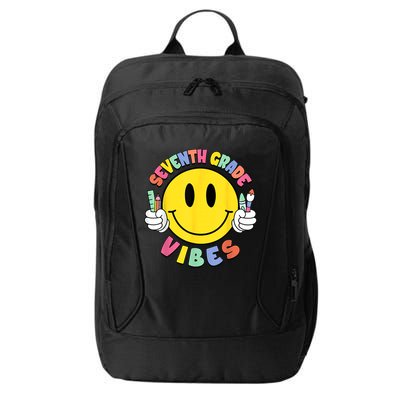 Seventh Grade Vibes Teachers 7th Grade Team Back To School City Backpack