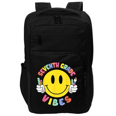 Seventh Grade Vibes Teachers 7th Grade Team Back To School Impact Tech Backpack