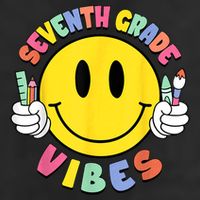 Seventh Grade Vibes Teachers 7th Grade Team Back To School Adult Drive Performance Visor
