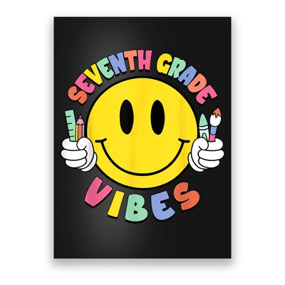 Seventh Grade Vibes Teachers 7th Grade Team Back To School Poster