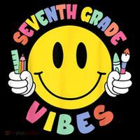 Seventh Grade Vibes Teachers 7th Grade Team Back To School Tall Sweatshirt