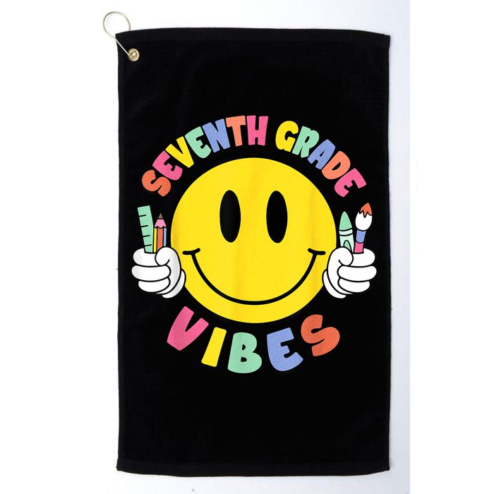 Seventh Grade Vibes Teachers 7th Grade Team Back To School Golf Towel
