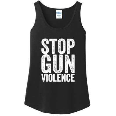 Stop Gun Violence Vintage Ladies Essential Tank