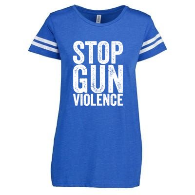 Stop Gun Violence Vintage Enza Ladies Jersey Football T-Shirt