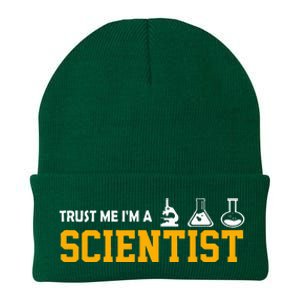 Scientist Graphic Vertrau Mir Ich Bin Ein Wissenschaftler [German Language Knit Cap Winter Beanie