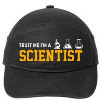 Scientist Graphic Vertrau Mir Ich Bin Ein Wissenschaftler [German Language 7-Panel Snapback Hat