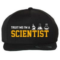 Scientist Graphic Vertrau Mir Ich Bin Ein Wissenschaftler [German Language Wool Snapback Cap