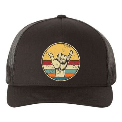 Shaka Good Vibes Hang Loose Surfing Beach Apparel Design Yupoong Adult 5-Panel Trucker Hat