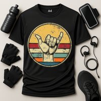 Shaka Good Vibes Hang Loose Surfing Beach Apparel Design Cooling Performance Crew T-Shirt