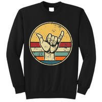 Shaka Good Vibes Hang Loose Surfing Beach Apparel Design Sweatshirt