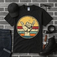Shaka Good Vibes Hang Loose Surfing Beach Apparel Design Tall T-Shirt