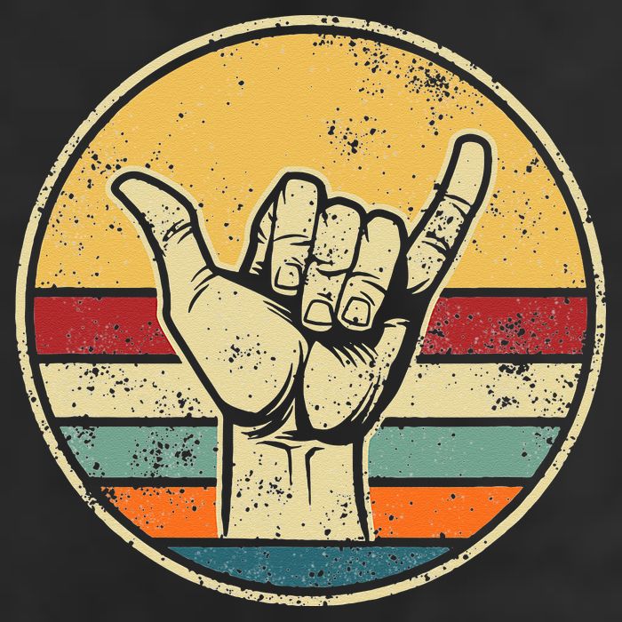 Shaka Good Vibes Hang Loose Surfing Beach Apparel Design 15oz Campfire Ceramic Mug