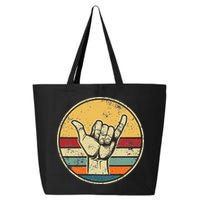 Shaka Good Vibes Hang Loose Surfing Beach Apparel Design 25L Jumbo Tote