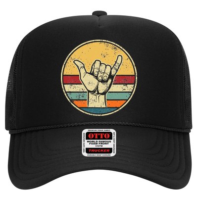 Shaka Good Vibes Hang Loose Surfing Beach Apparel Design Trucker Hat