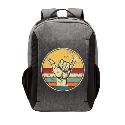 Shaka Good Vibes Hang Loose Surfing Beach Apparel Design Vector Backpack