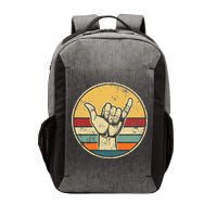 Shaka Good Vibes Hang Loose Surfing Beach Apparel Design Vector Backpack