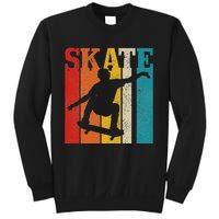 Skater Gift Vintage Skateboarding Skateboard Skate Skating Sweatshirt