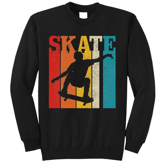 Skater Gift Vintage Skateboarding Skateboard Skate Skating Sweatshirt