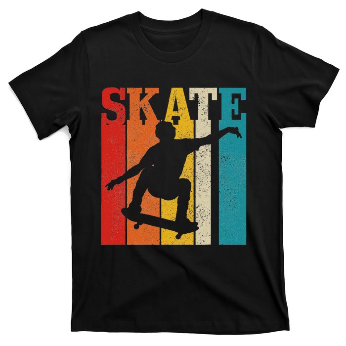 Skater Gift Vintage Skateboarding Skateboard Skate Skating T-Shirt