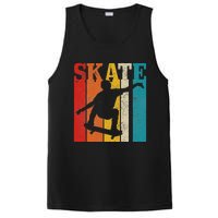 Skater Gift Vintage Skateboarding Skateboard Skate Skating PosiCharge Competitor Tank