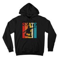 Skater Gift Vintage Skateboarding Skateboard Skate Skating Tall Hoodie