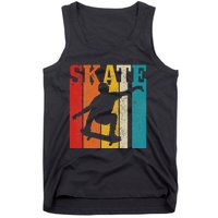 Skater Gift Vintage Skateboarding Skateboard Skate Skating Tank Top