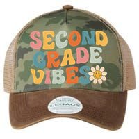 Second Grade Vibes 2nd Grade Team Retro 1st Day Of School Legacy Tie Dye Trucker Hat