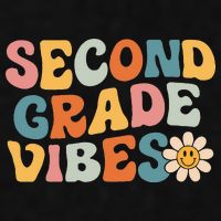 Second Grade Vibes 2nd Grade Team Retro 1st Day Of School Ladies PosiCharge Tri-Blend Wicking Tank