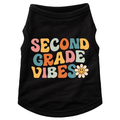 Second Grade Vibes 2nd Grade Team Retro 1st Day Of School Doggie Tank