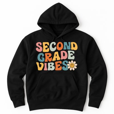 Second Grade Vibes 2nd Grade Team Retro 1st Day Of School Hoodie