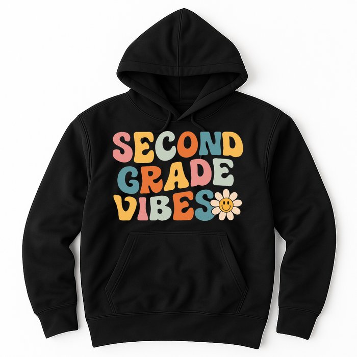 Second Grade Vibes 2nd Grade Team Retro 1st Day Of School Hoodie