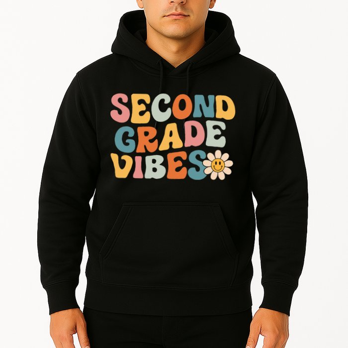 Second Grade Vibes 2nd Grade Team Retro 1st Day Of School Hoodie