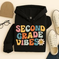 Second Grade Vibes 2nd Grade Team Retro 1st Day Of School Hoodie