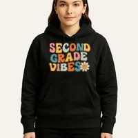 Second Grade Vibes 2nd Grade Team Retro 1st Day Of School Hoodie