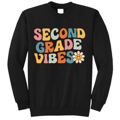 Second Grade Vibes 2nd Grade Team Retro 1st Day Of School Sweatshirt