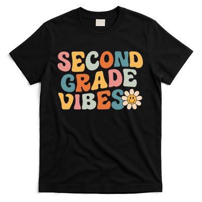 Second Grade Vibes 2nd Grade Team Retro 1st Day Of School T-Shirt
