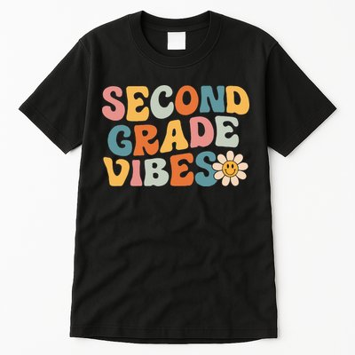 Second Grade Vibes 2nd Grade Team Retro 1st Day Of School Tall T-Shirt