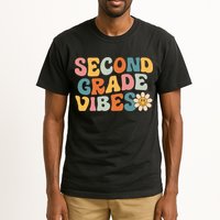 Second Grade Vibes 2nd Grade Team Retro 1st Day Of School Tall T-Shirt