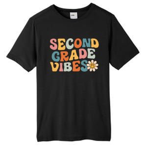 Second Grade Vibes 2nd Grade Team Retro 1st Day Of School Tall Fusion ChromaSoft Performance T-Shirt