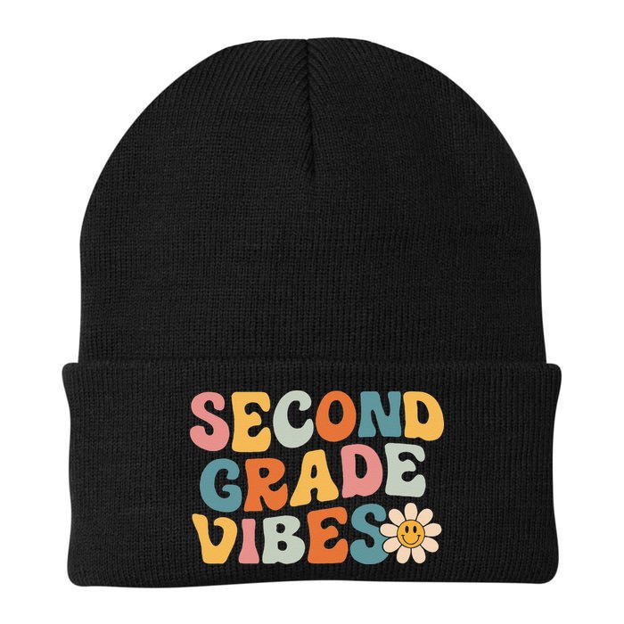 Second Grade Vibes 2nd Grade Team Retro 1st Day Of School Beanie